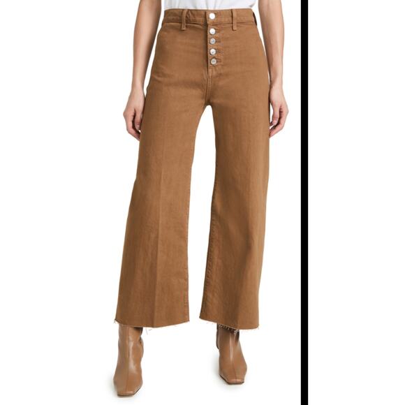 Veronica Beard grant wide-leg high rise ochre jean size 26/2 $268 - Picture 1 of 6